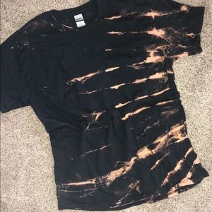 Bleached unisex large shirt